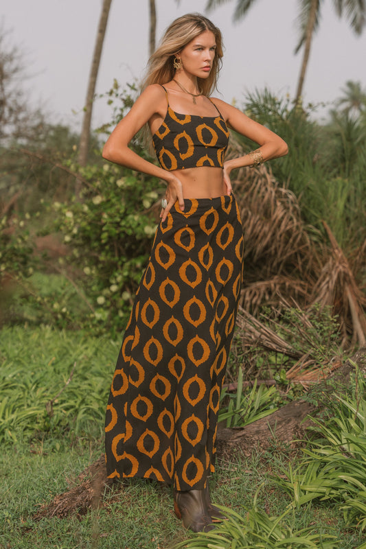 IKAT ETHNIC LONG SKIRT