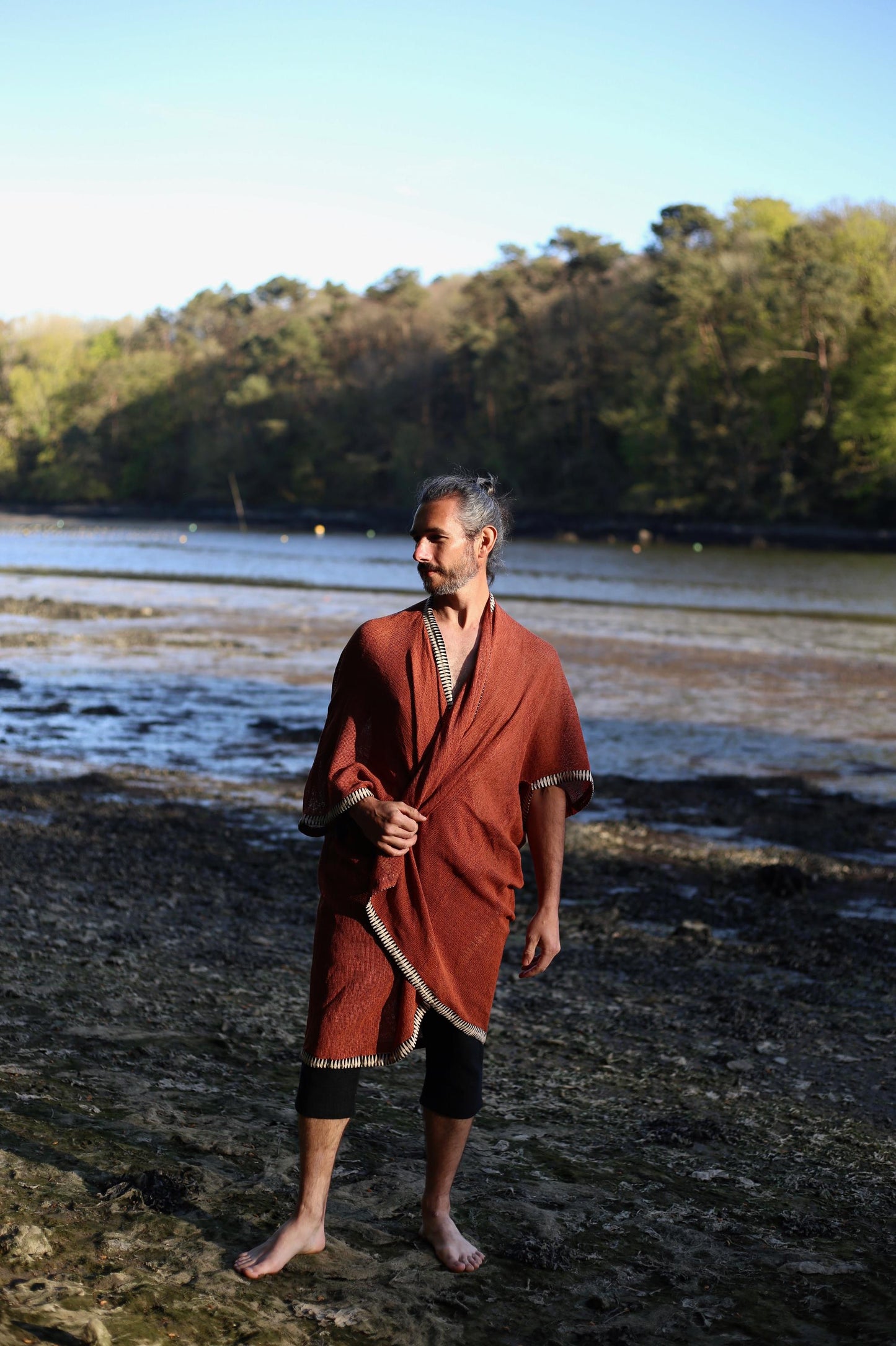 KIMONO TERRACOTA TRIBAL