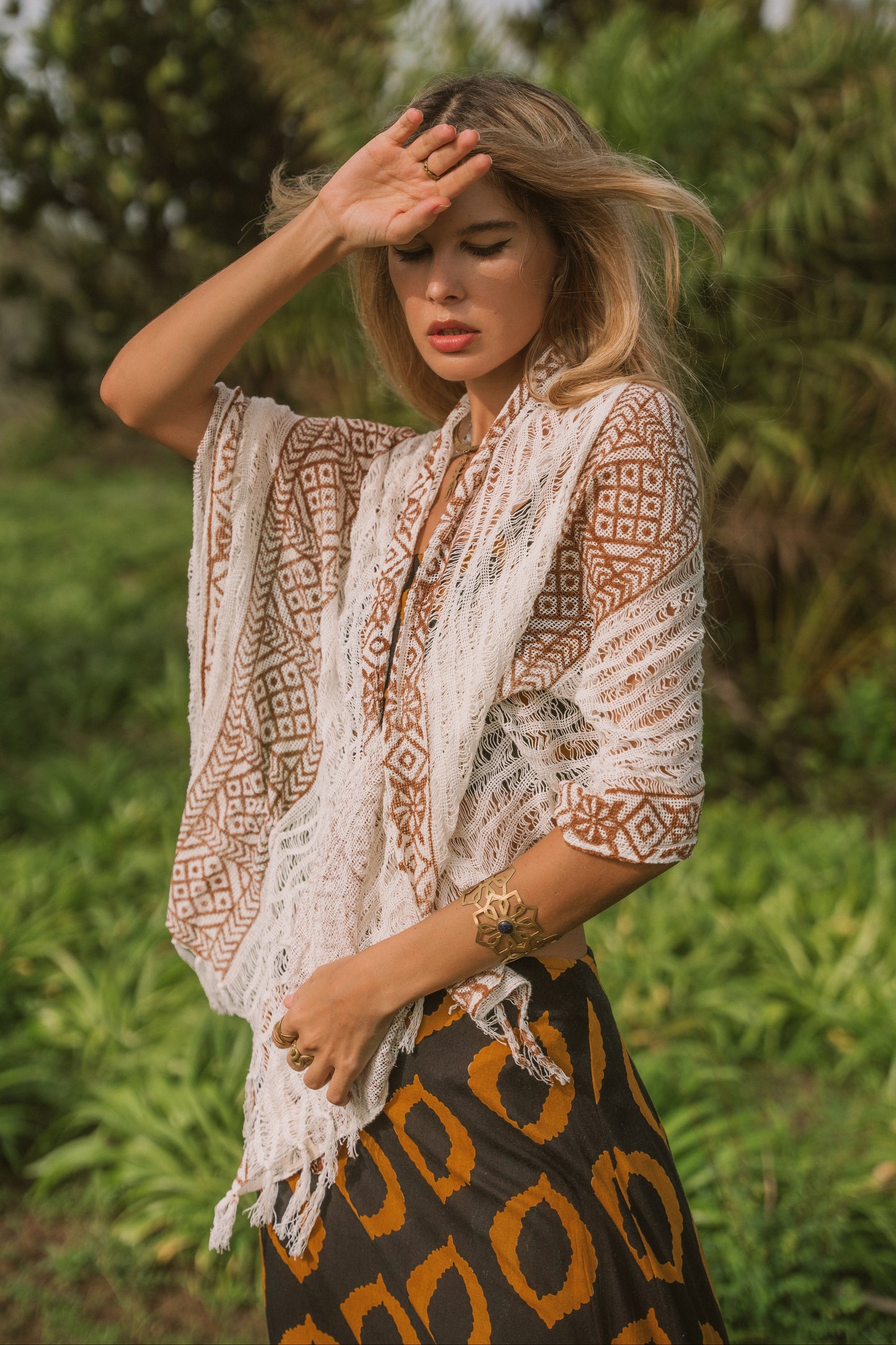 FOULARD BOHEME COTON TISSE