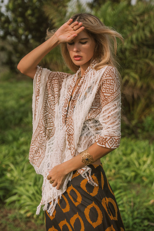 FOULARD BOHEME COTON TISSE