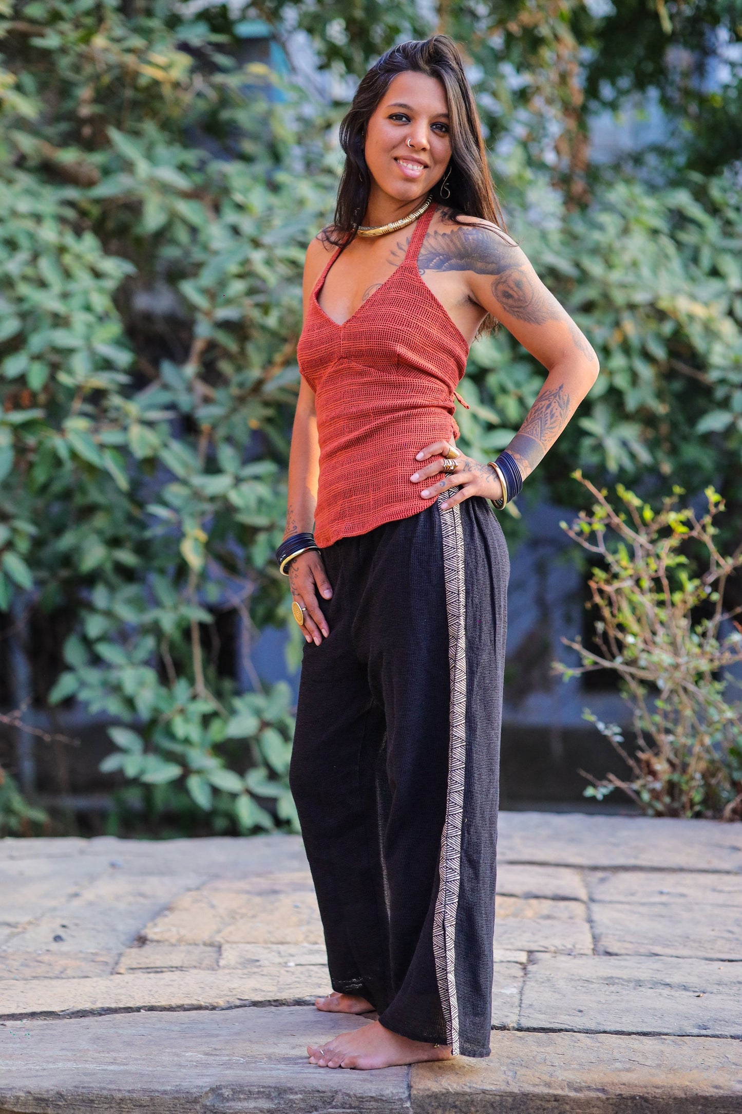 PANTALON NOIR KUMKUM