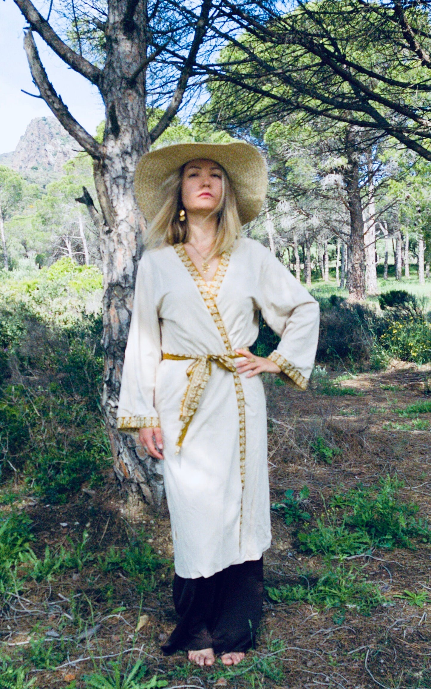 KIMONO REVERSIBLE LOTUS