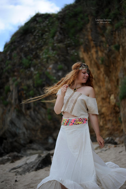 JUPE BOHO PORTEFEUILLE