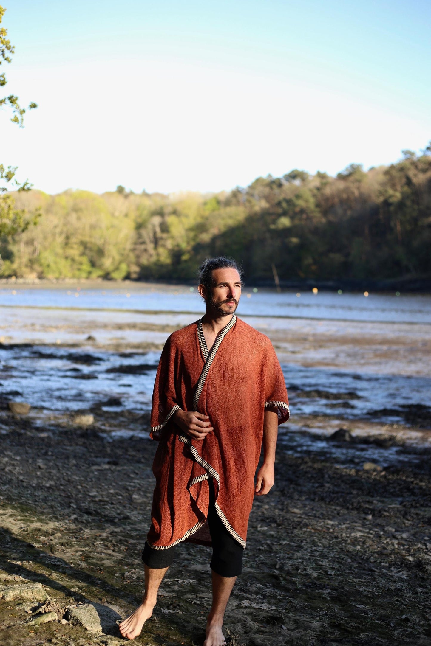 KIMONO TERRACOTA TRIBAL