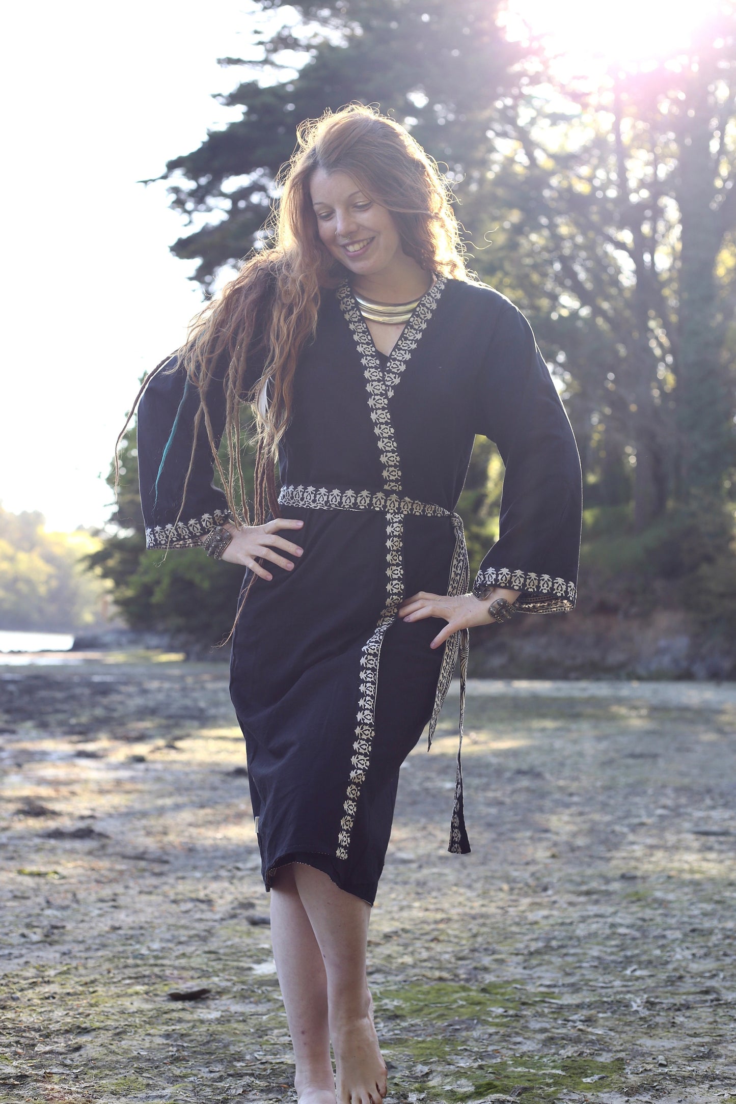 KIMONO REVERSIBLE LOTUS