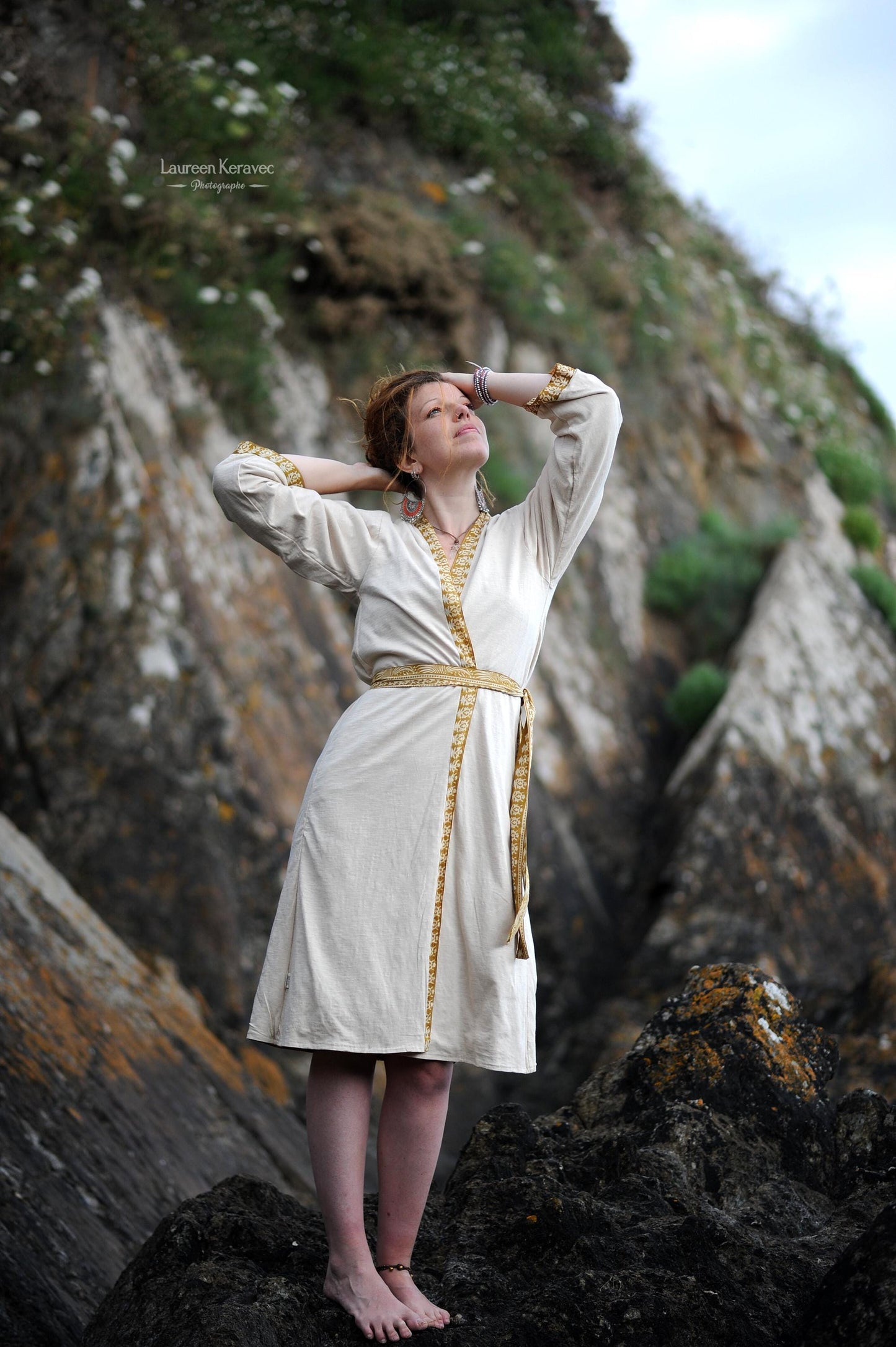 KIMONO REVERSIBLE LOTUS