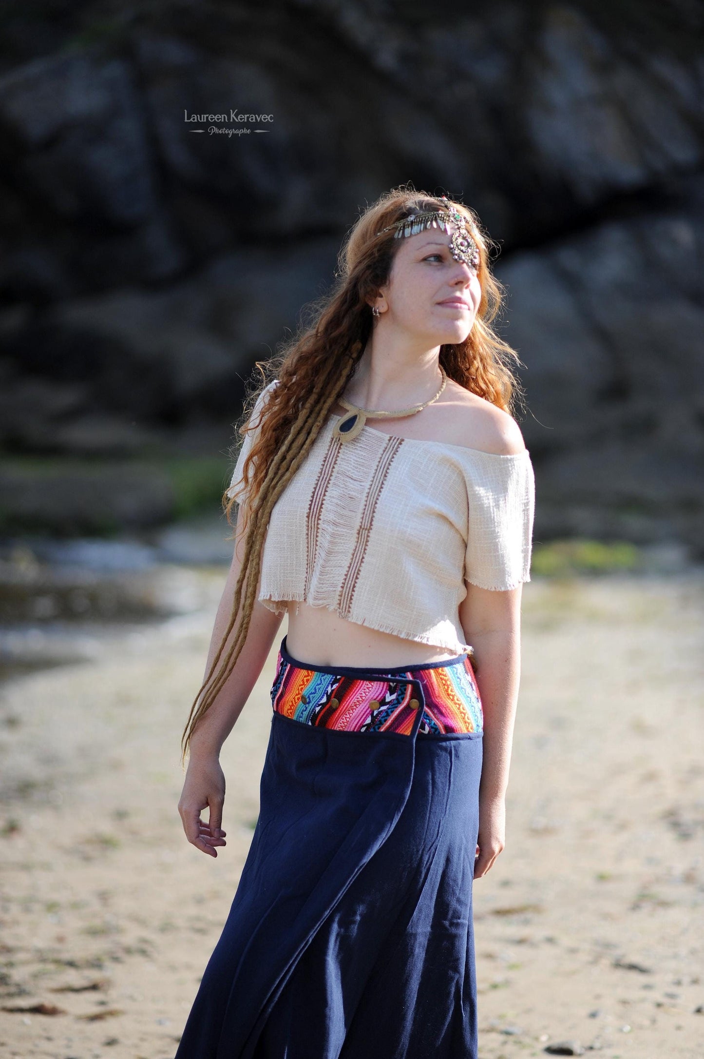 JUPE BOHO PORTEFEUILLE