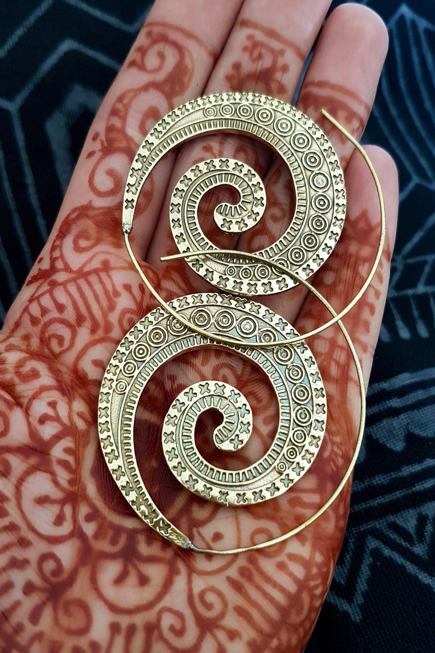 Bohemian Spiral Earrings