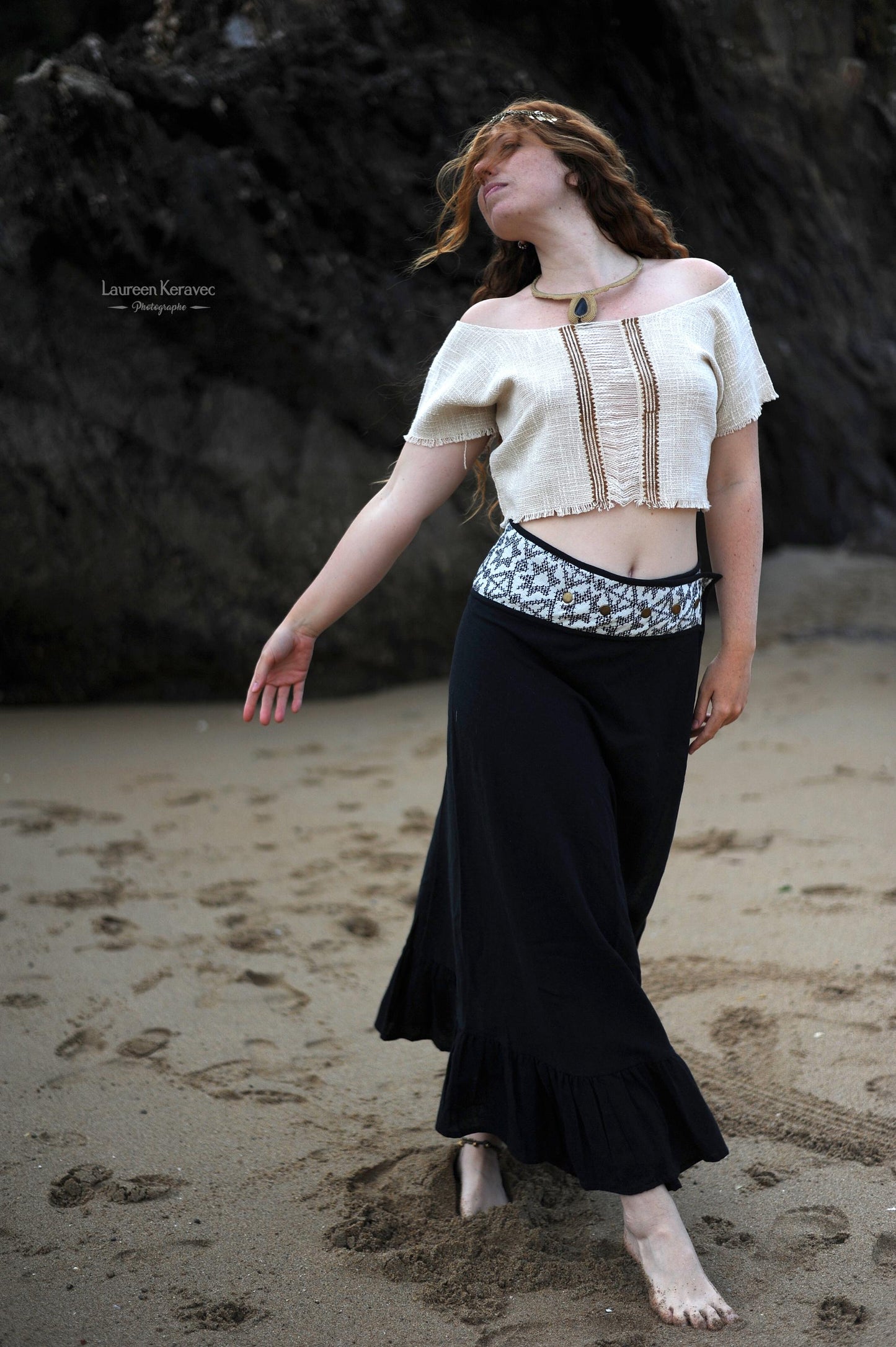 JUPE BOHO PORTEFEUILLE