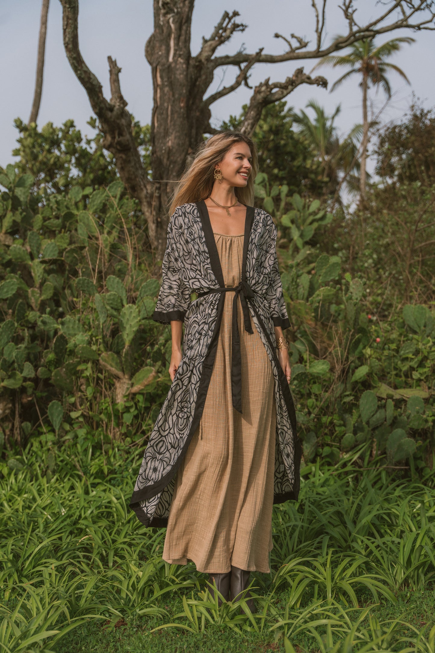 ROBE LONGUE BOHEME COTON