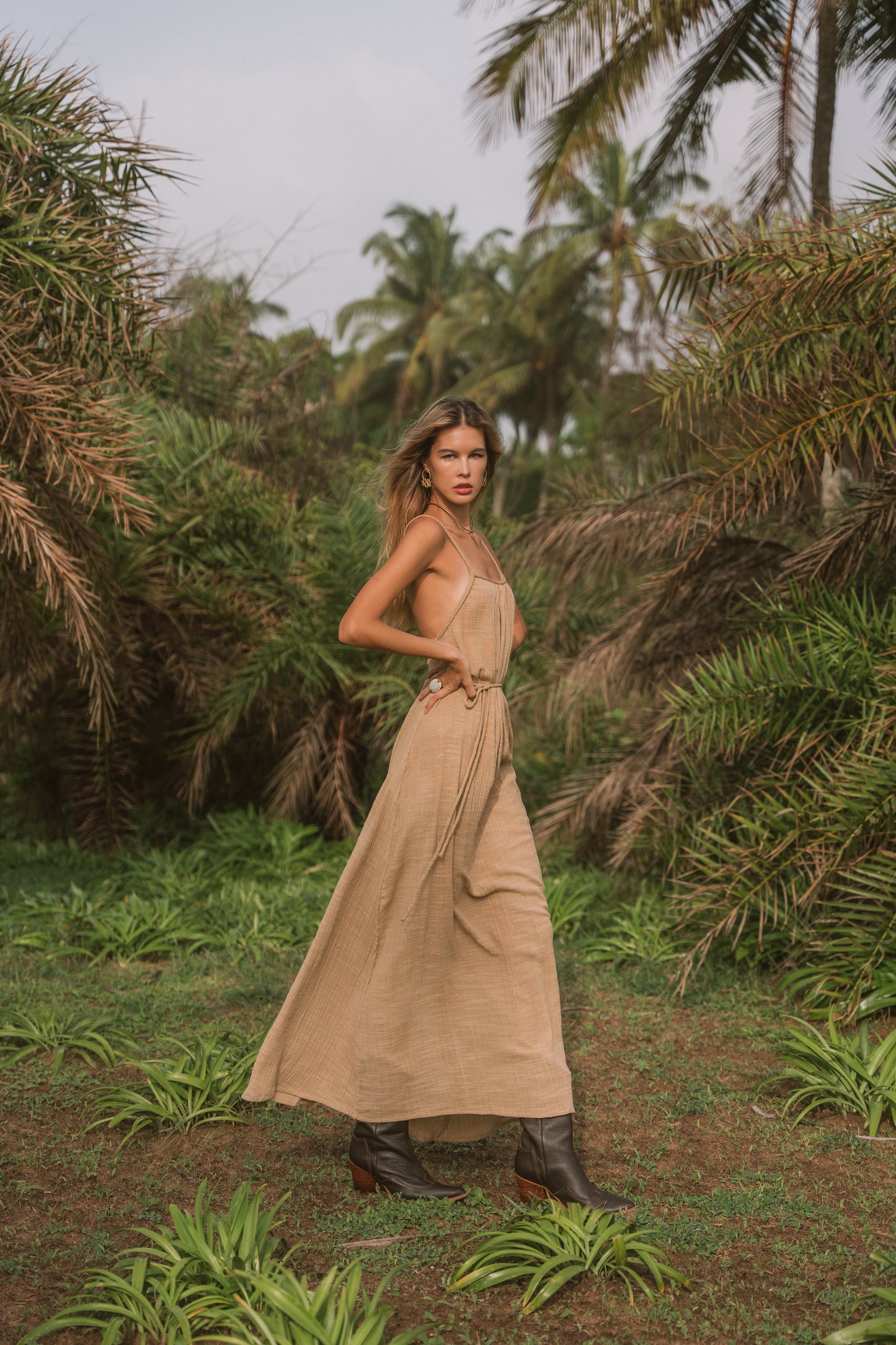 ROBE LONGUE BOHEME COTON