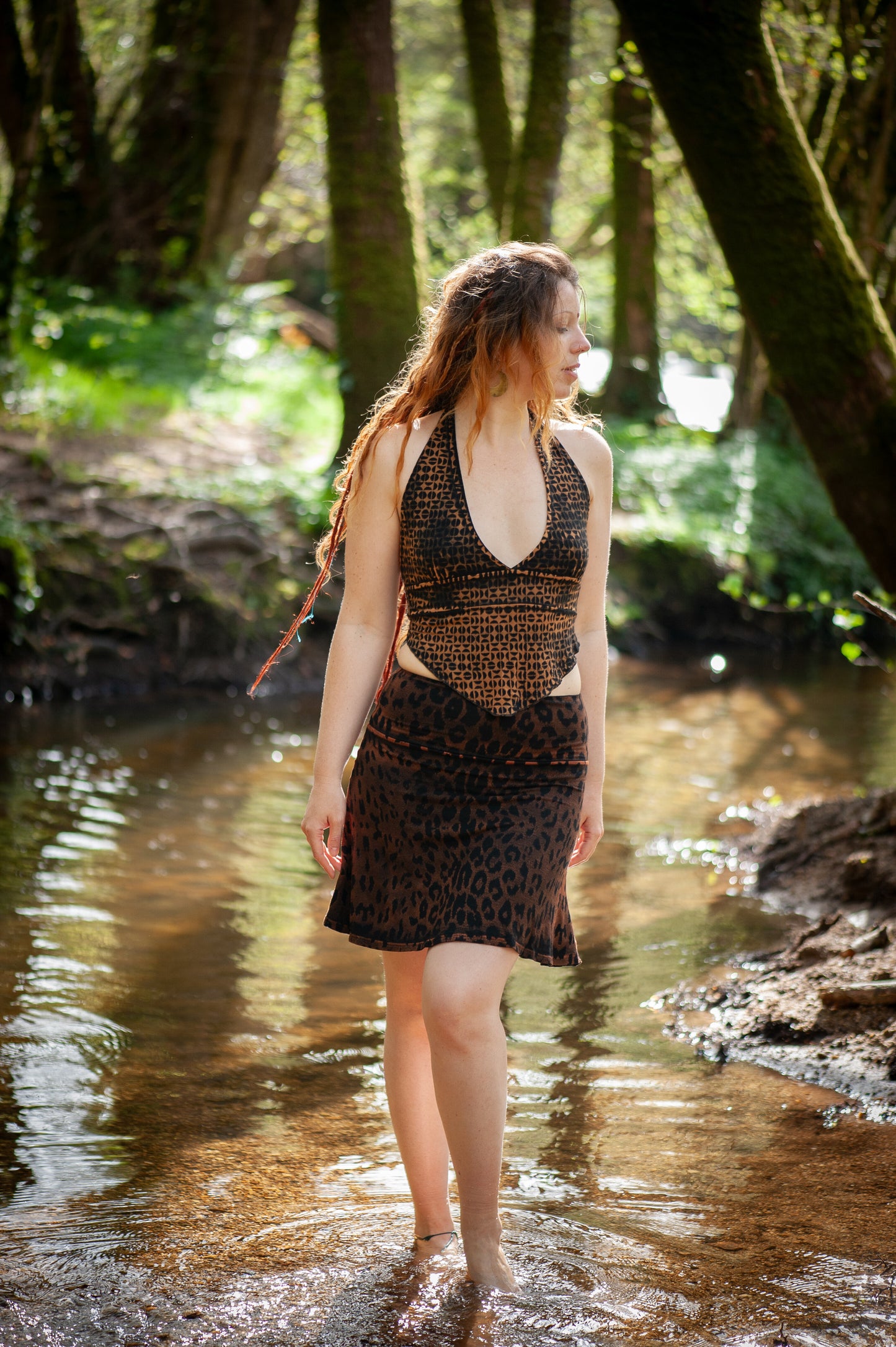 JUPE COURTE LEOPARD