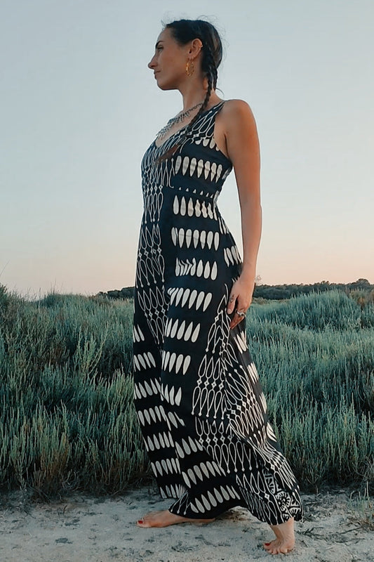 ROBE LONGUE ETHNIQUE TRIBALE