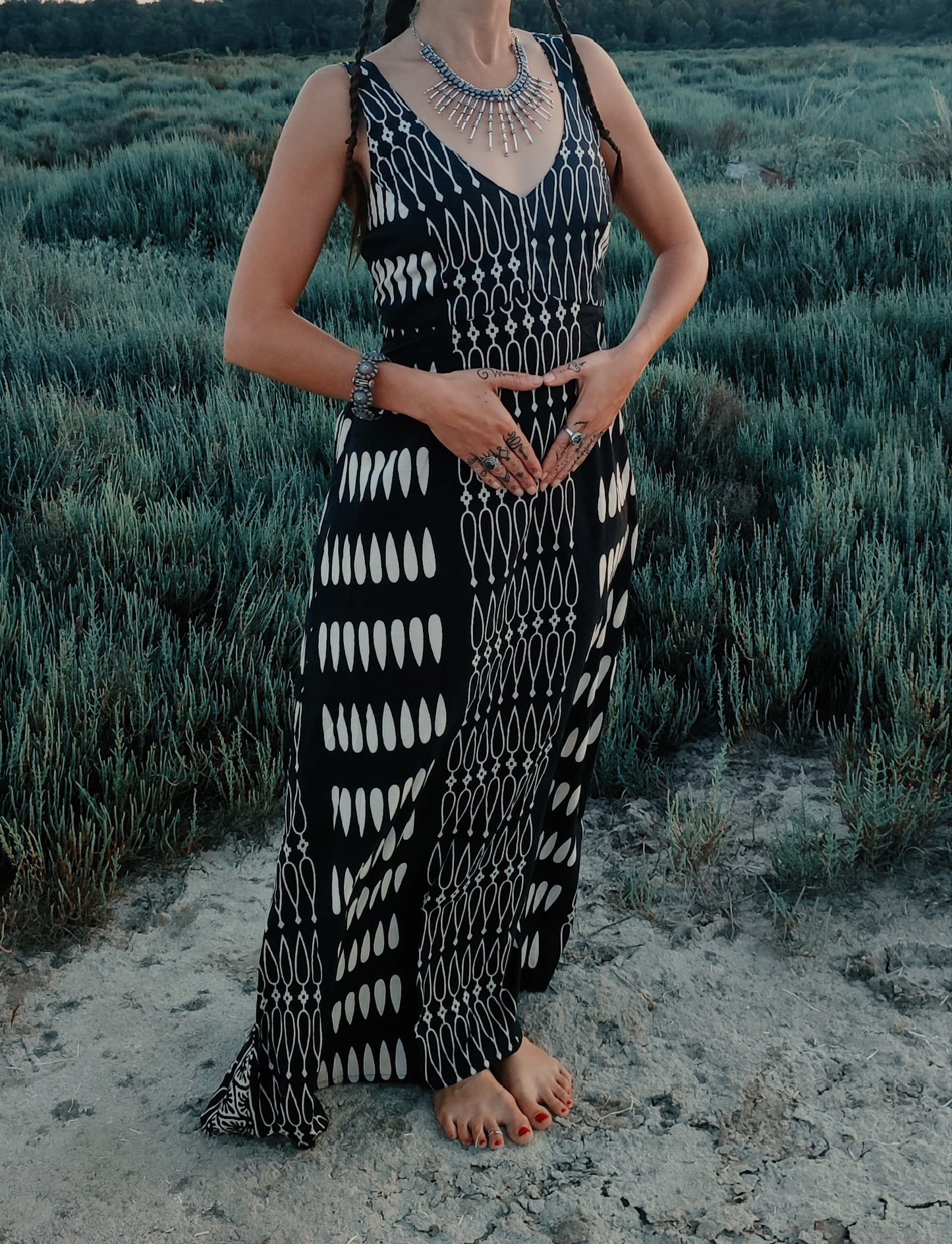 ETHNIC TRIBAL LONG DRESS