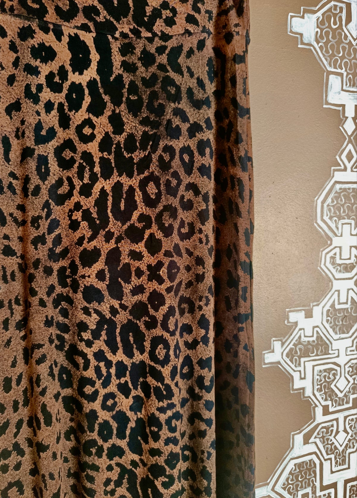 JUPE LONGUE LEOPARD