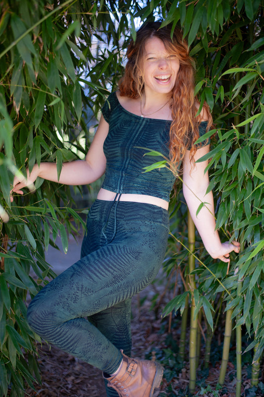 leggings fougere viscose
