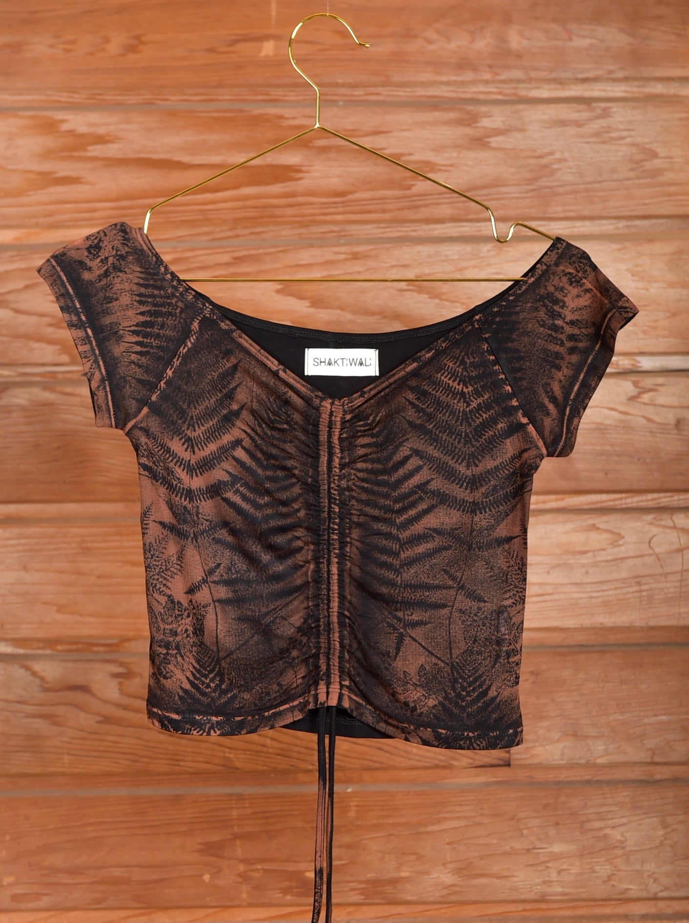 CROP TOP VISCOSE FOUGERE