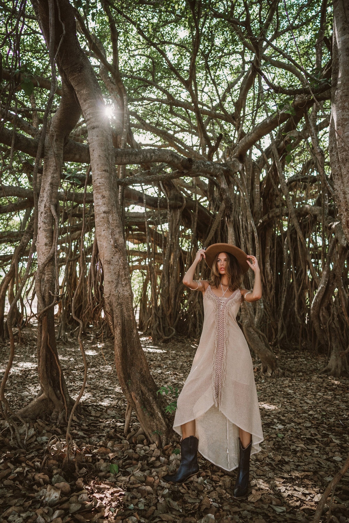 ROBE BOHEME WAKA BEIGE