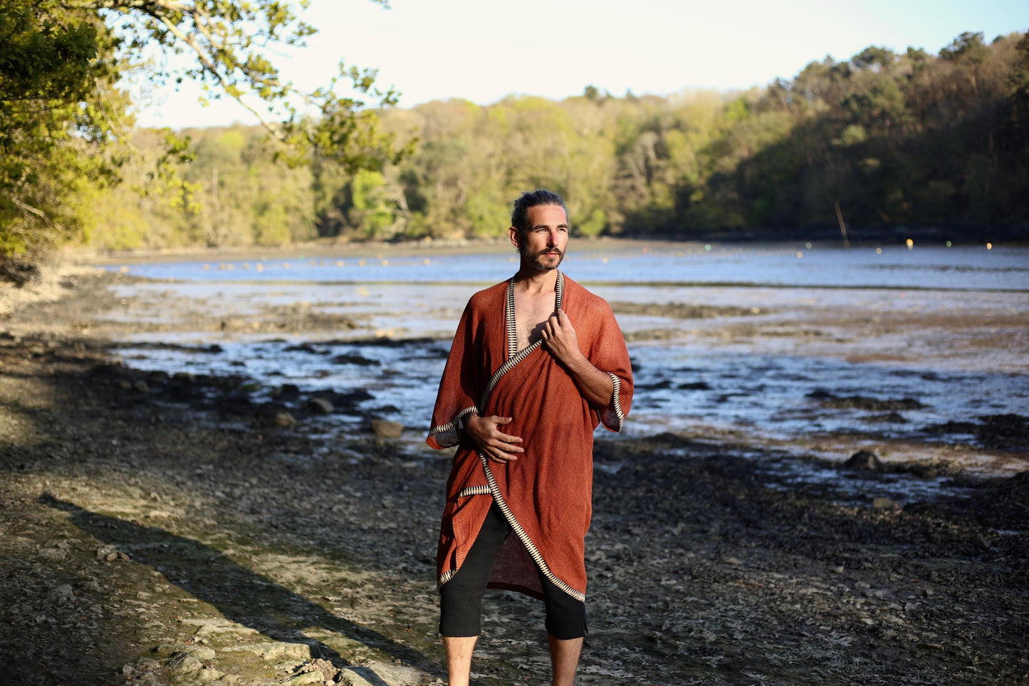 KIMONO TERRACOTA TRIBAL