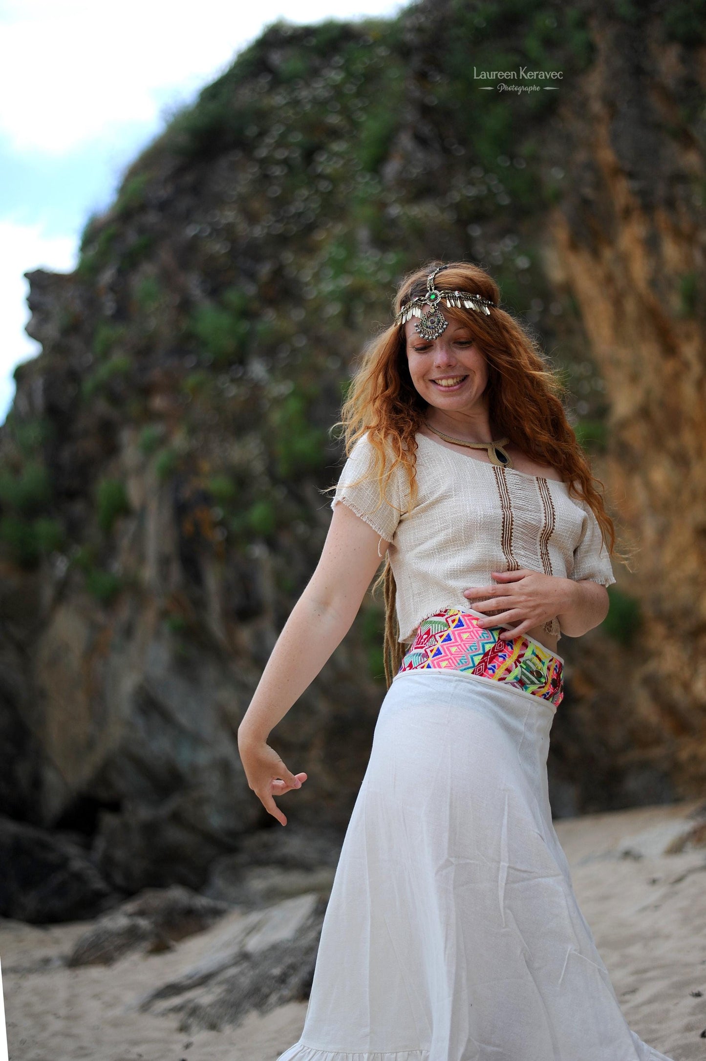 JUPE BOHO PORTEFEUILLE