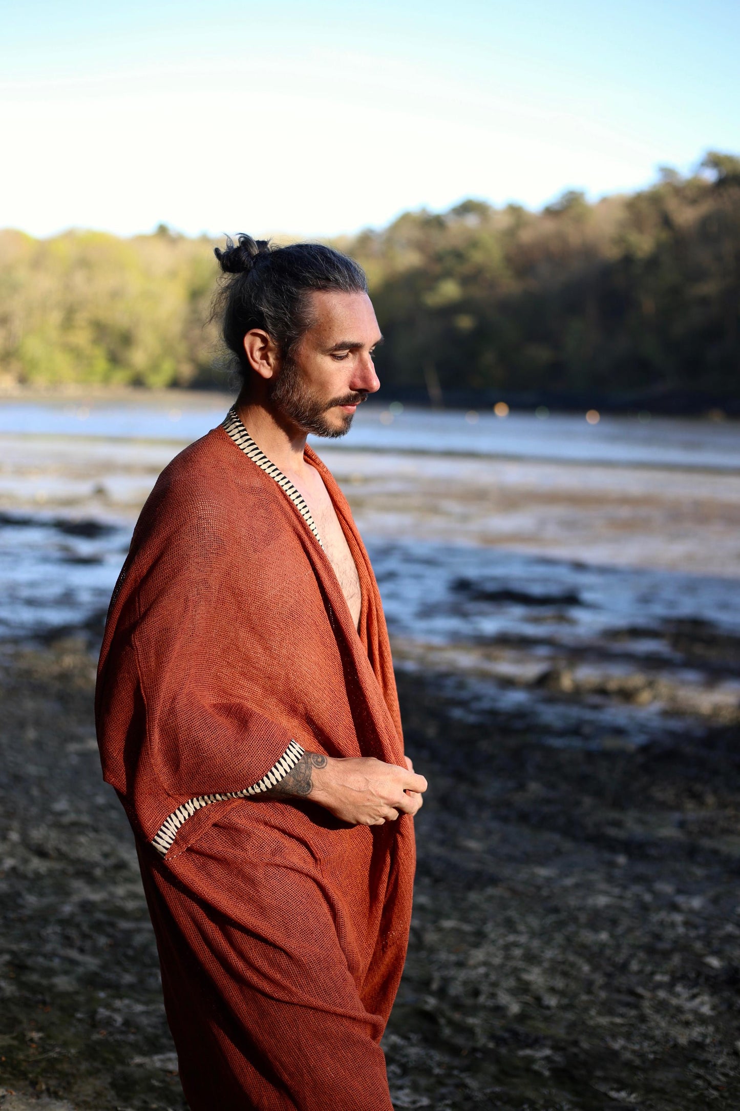 KIMONO TERRACOTA TRIBAL