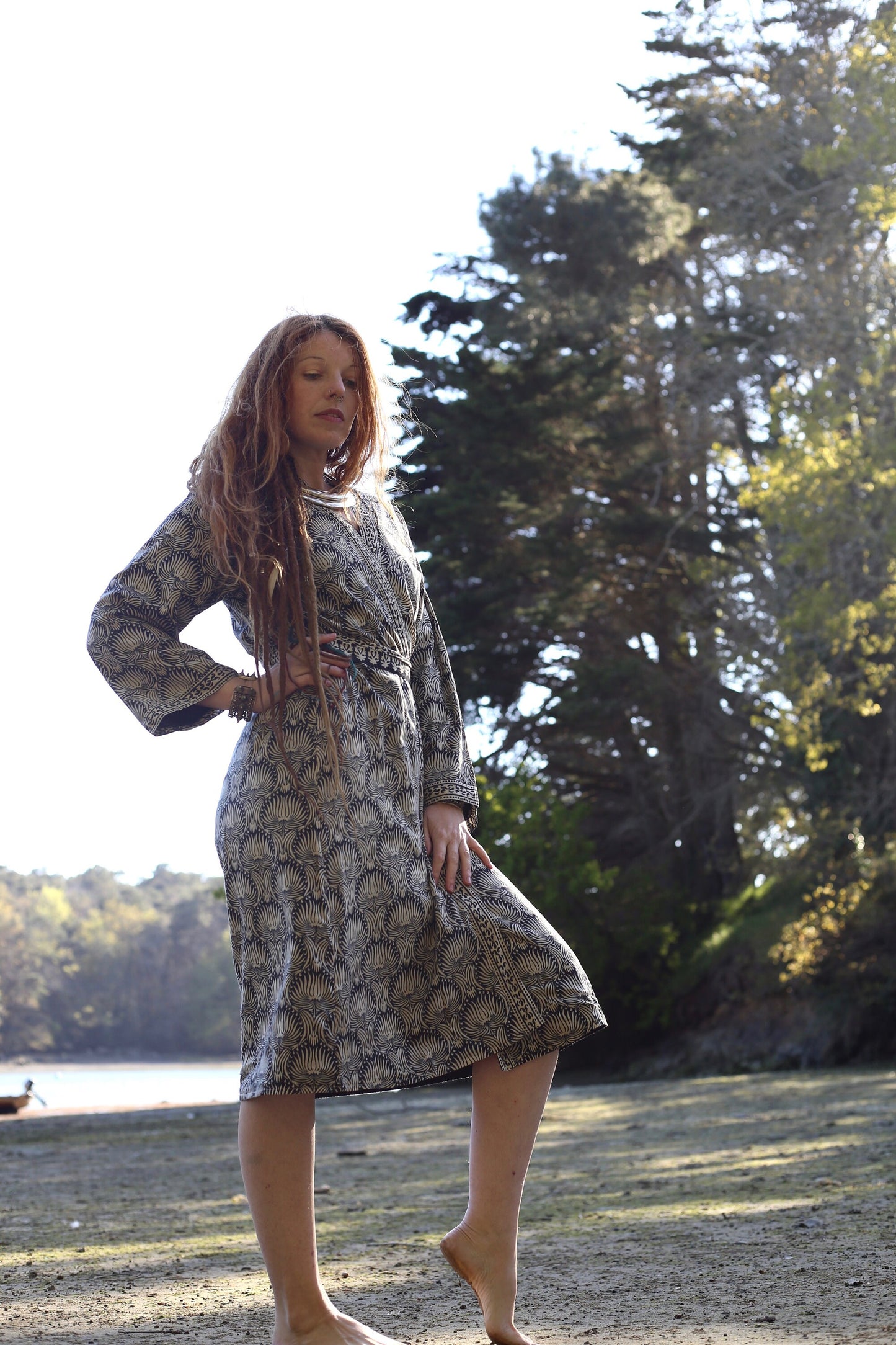 KIMONO REVERSIBLE LOTUS